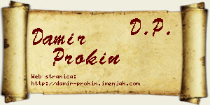 Damir Prokin vizit kartica
